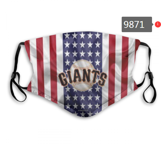 2020 MLB San Francisco Giants #1 Dust mask with filter